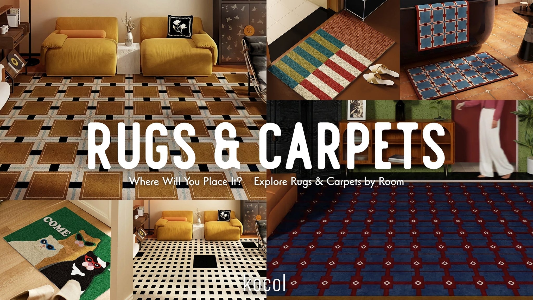 Where to Put It? Rugs and Carpets by Space