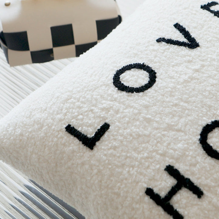 クリームブラウンクッションカバー kocol