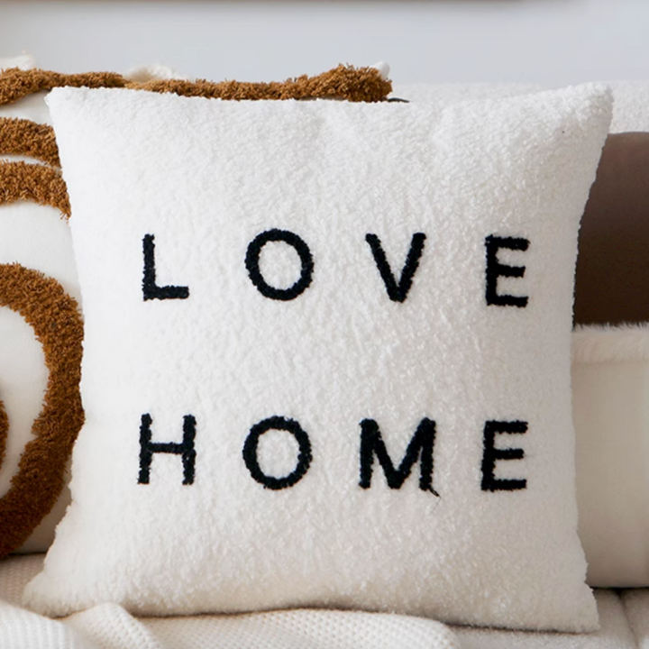 クリームブラウンクッションカバー kocol