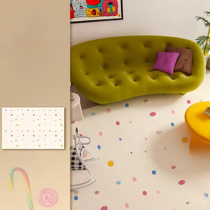 Colorful Painted Rug Carpet