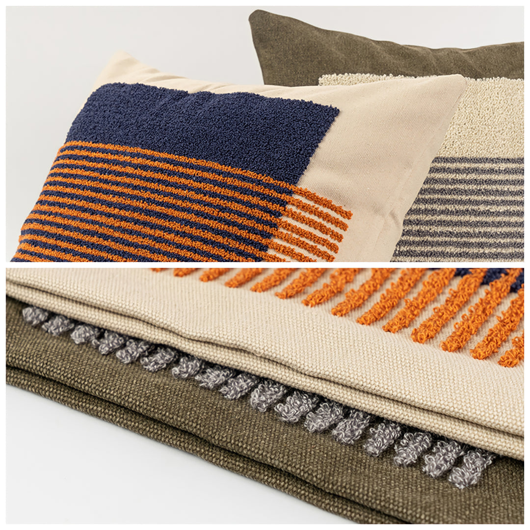 Patchwork Line Cushion