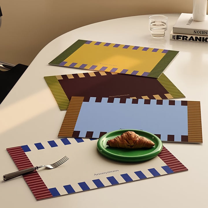 コンビネーションストライププレイスマット