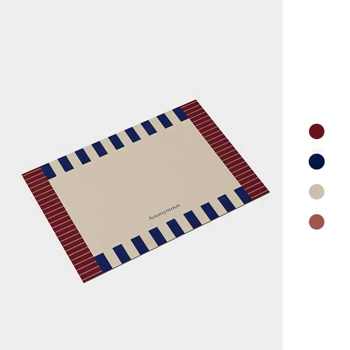 コンビネーションストライププレイスマット