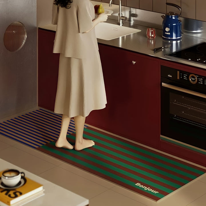 イージーケアコンビボーダーキッチンマット