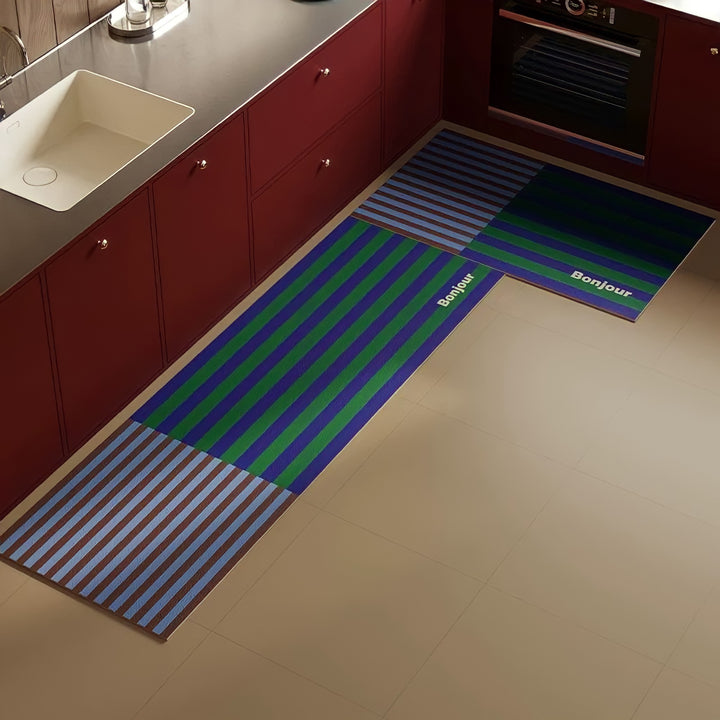 イージーケアコンビボーダーキッチンマット