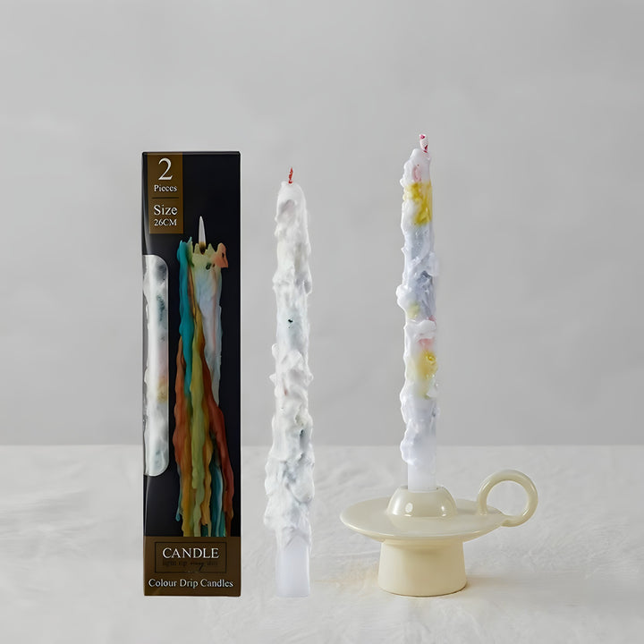 カラフルティアドロップキャンドル