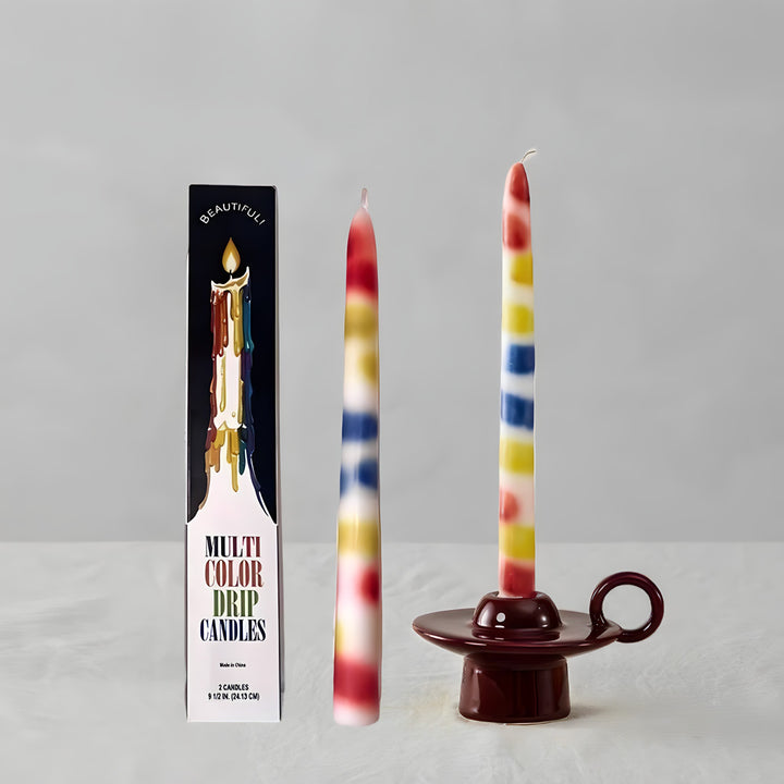 カラフルティアドロップキャンドル