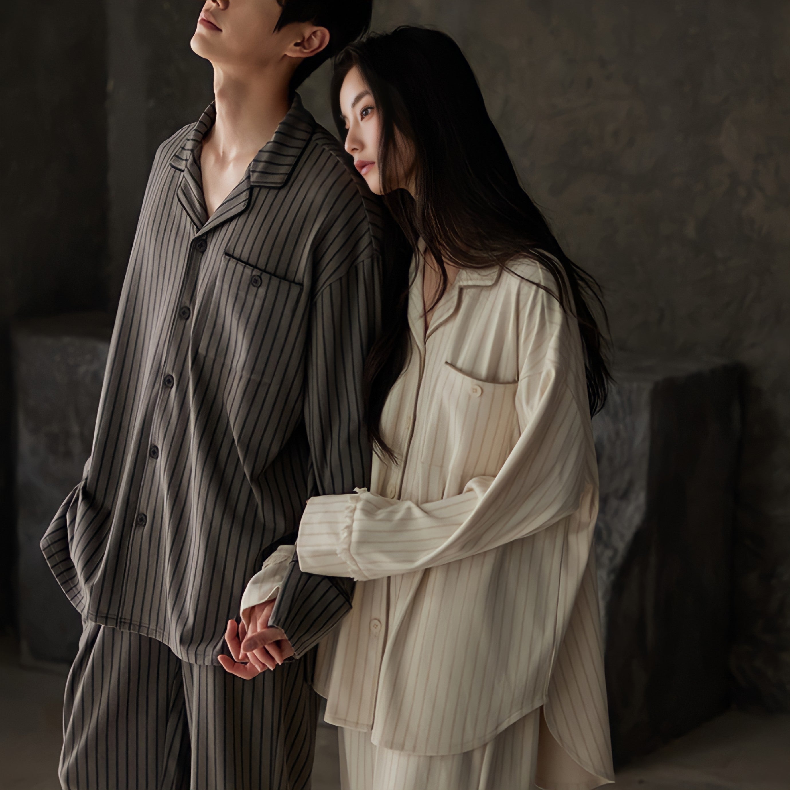 リラックスピンストライプソフトパジャマ – kocol