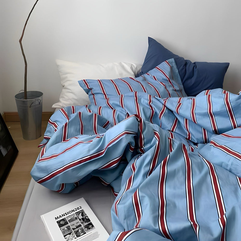 シンプルストライプ寝具セット kocol