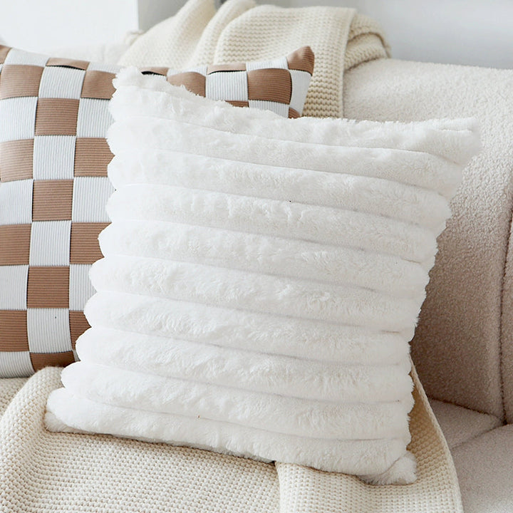 クリームブラウンクッションカバー kocol