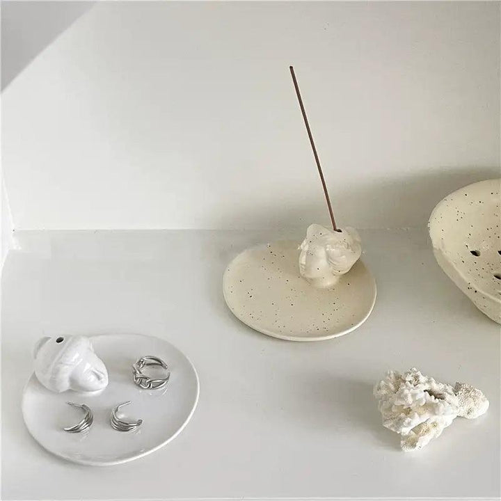 アート装飾お香立て インセンスホルダー / Artistic Decorative Incense Holder - kocol