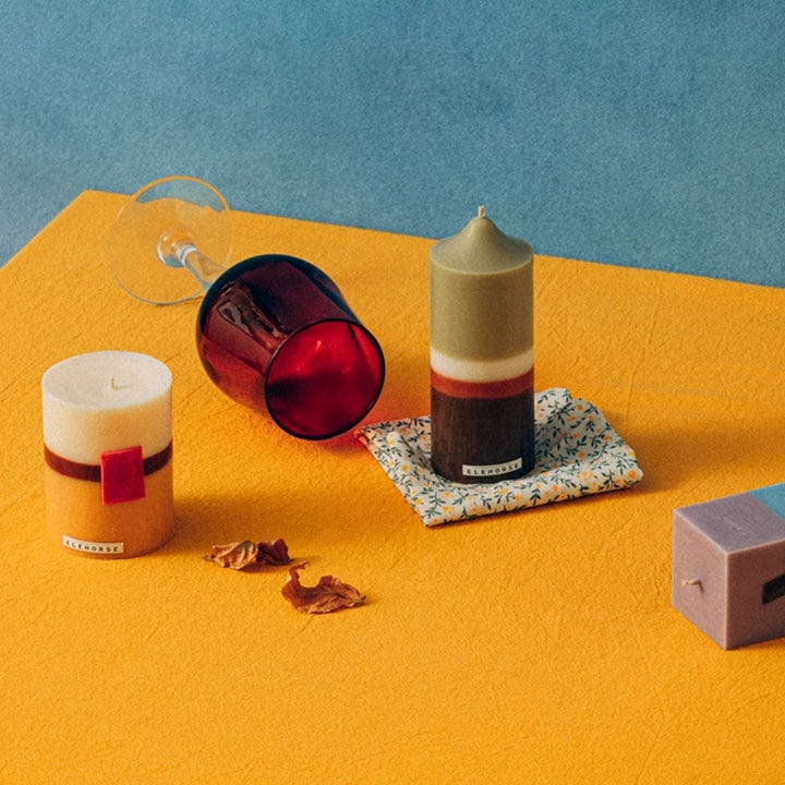 レイヤーカラーキャンドル