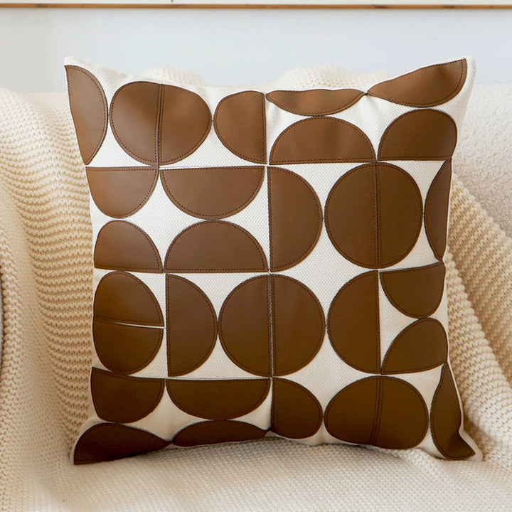 クリームブラウンクッションカバー kocol