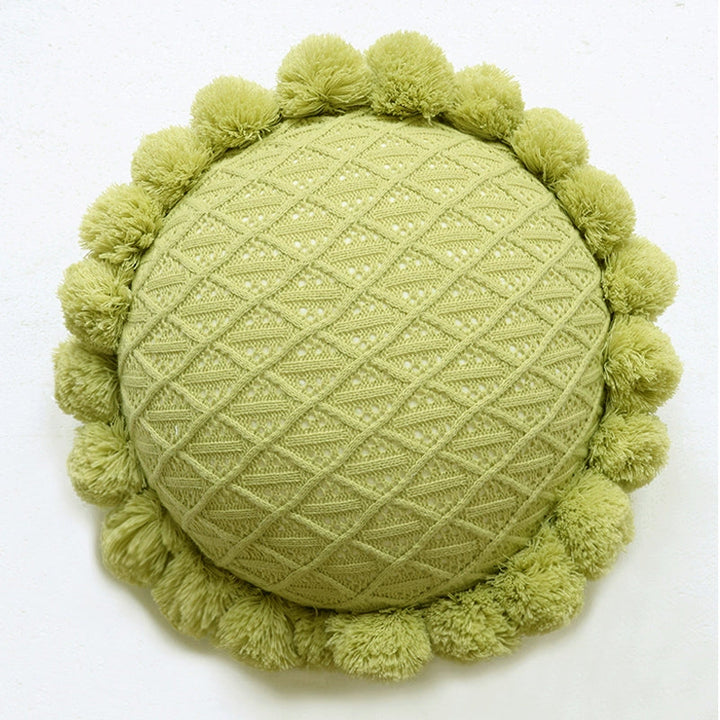 ニットタッセルクッション kocol