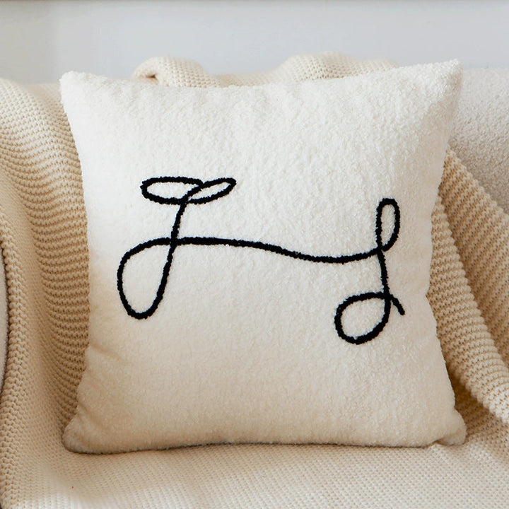 クリームブラウンクッションカバー kocol