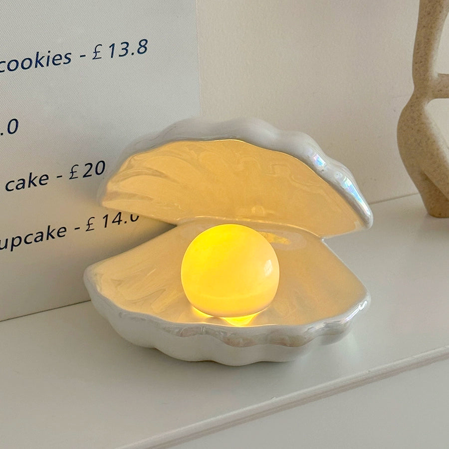 海を感じるシェルランプ4カラー【MINT】 貝殻ランプ 貝殻 インテリア  