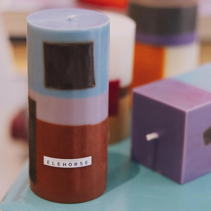 レイヤーカラーキャンドル