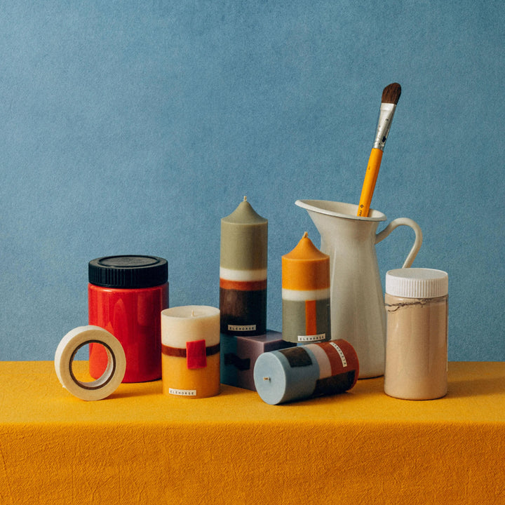 レイヤーカラーキャンドル