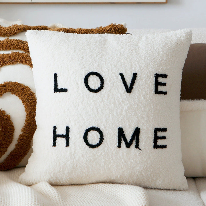 クリームブラウンクッションカバー kocol