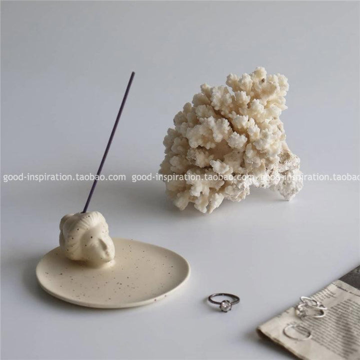 アート装飾お香立て インセンスホルダー / Artistic Decorative Incense Holder - kocol