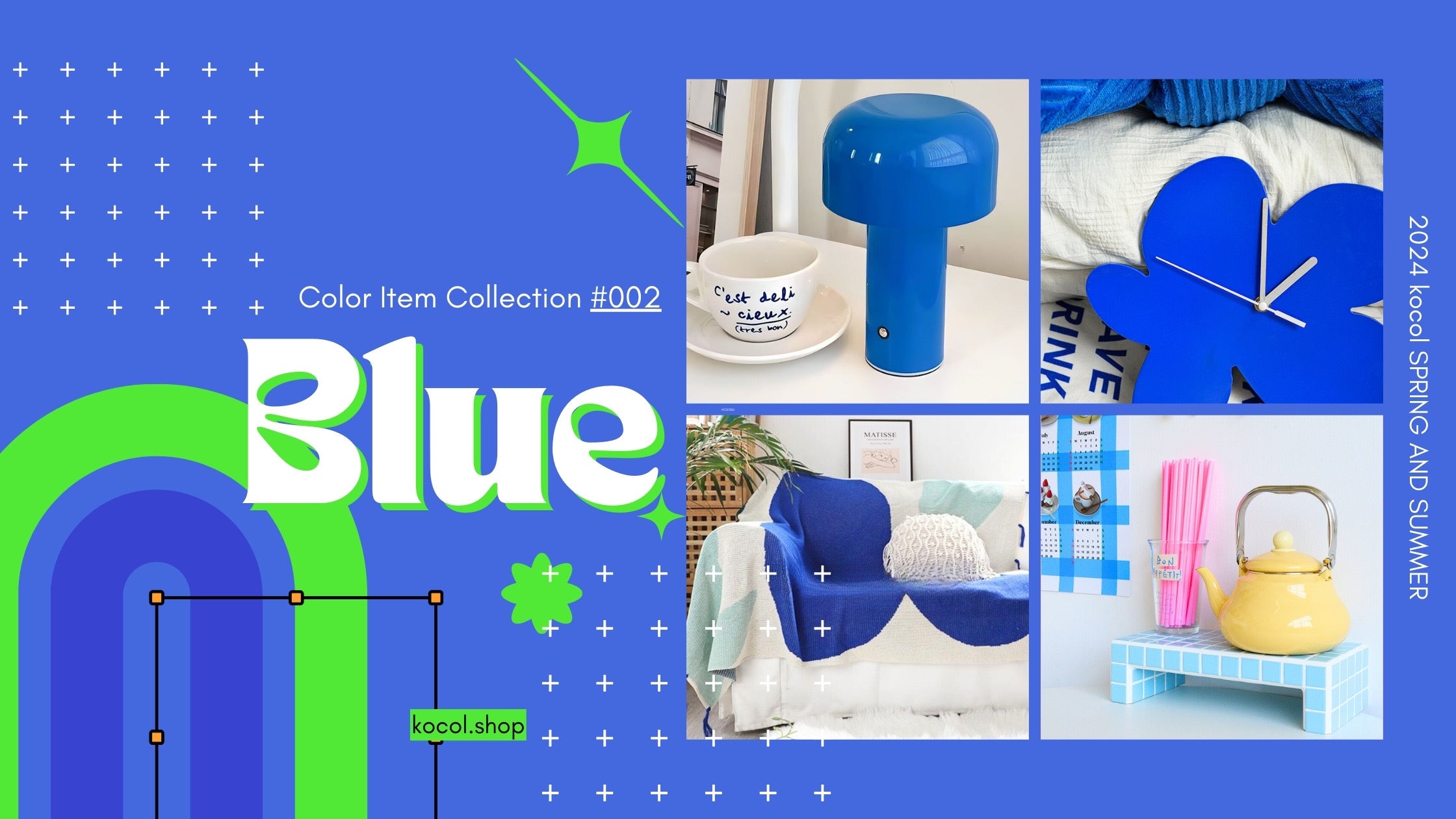 Color Item Collection #002 ─ Blue