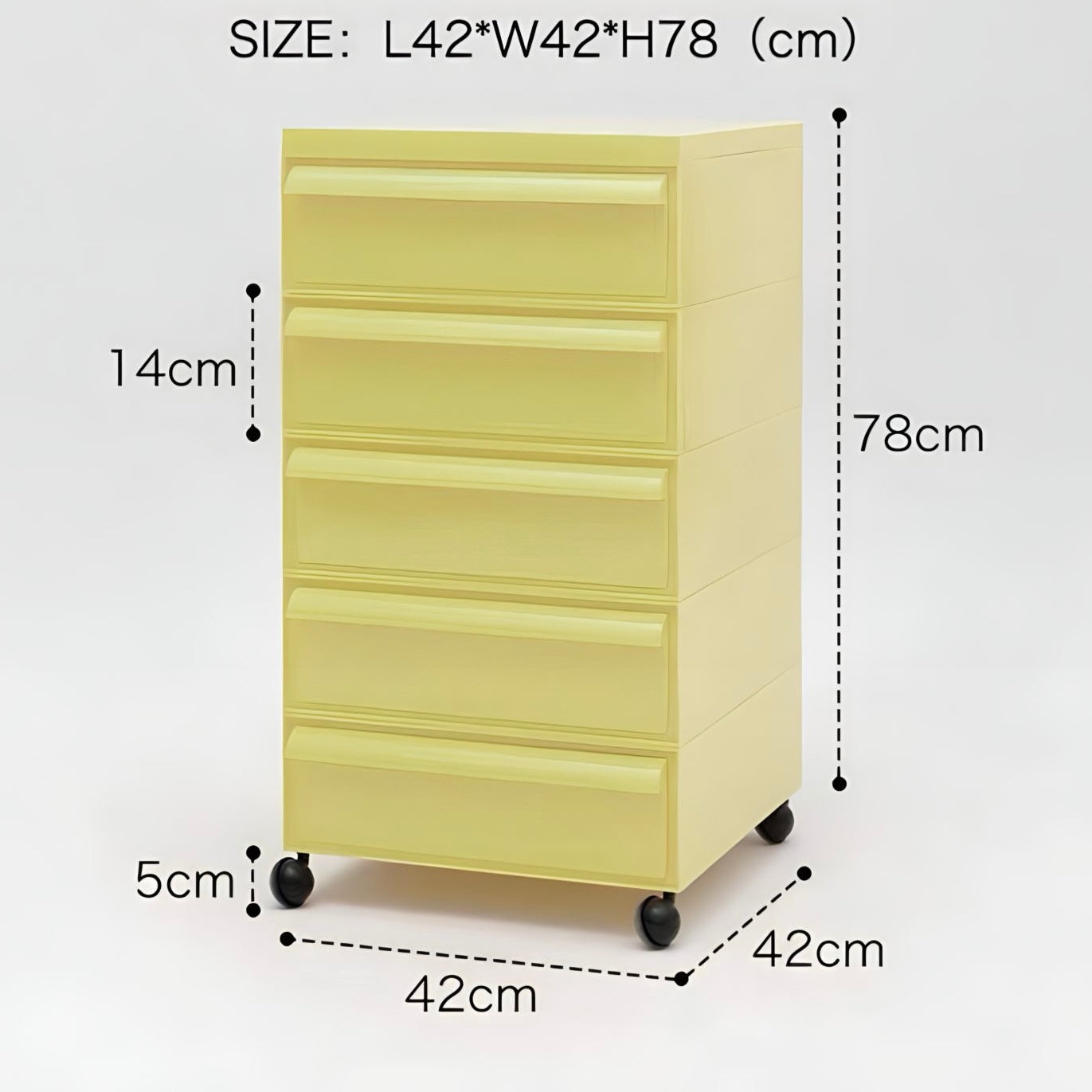 モダンカラフル可動式キャビネット kocol