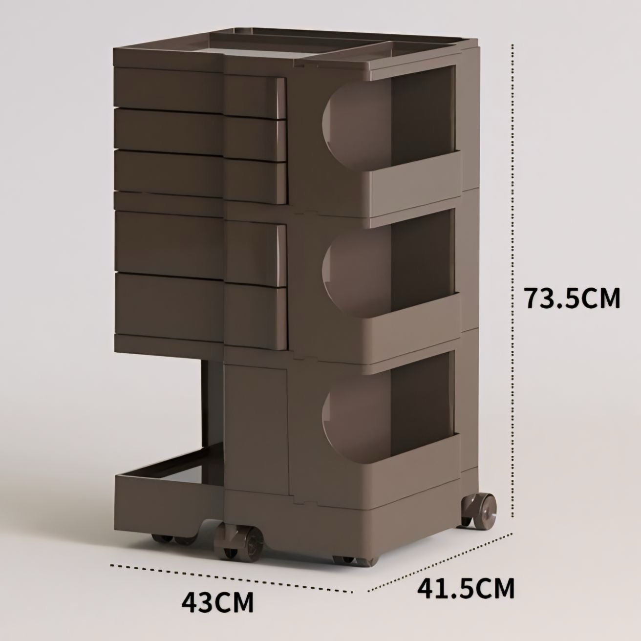 キャスター付きボビーワゴン kocol