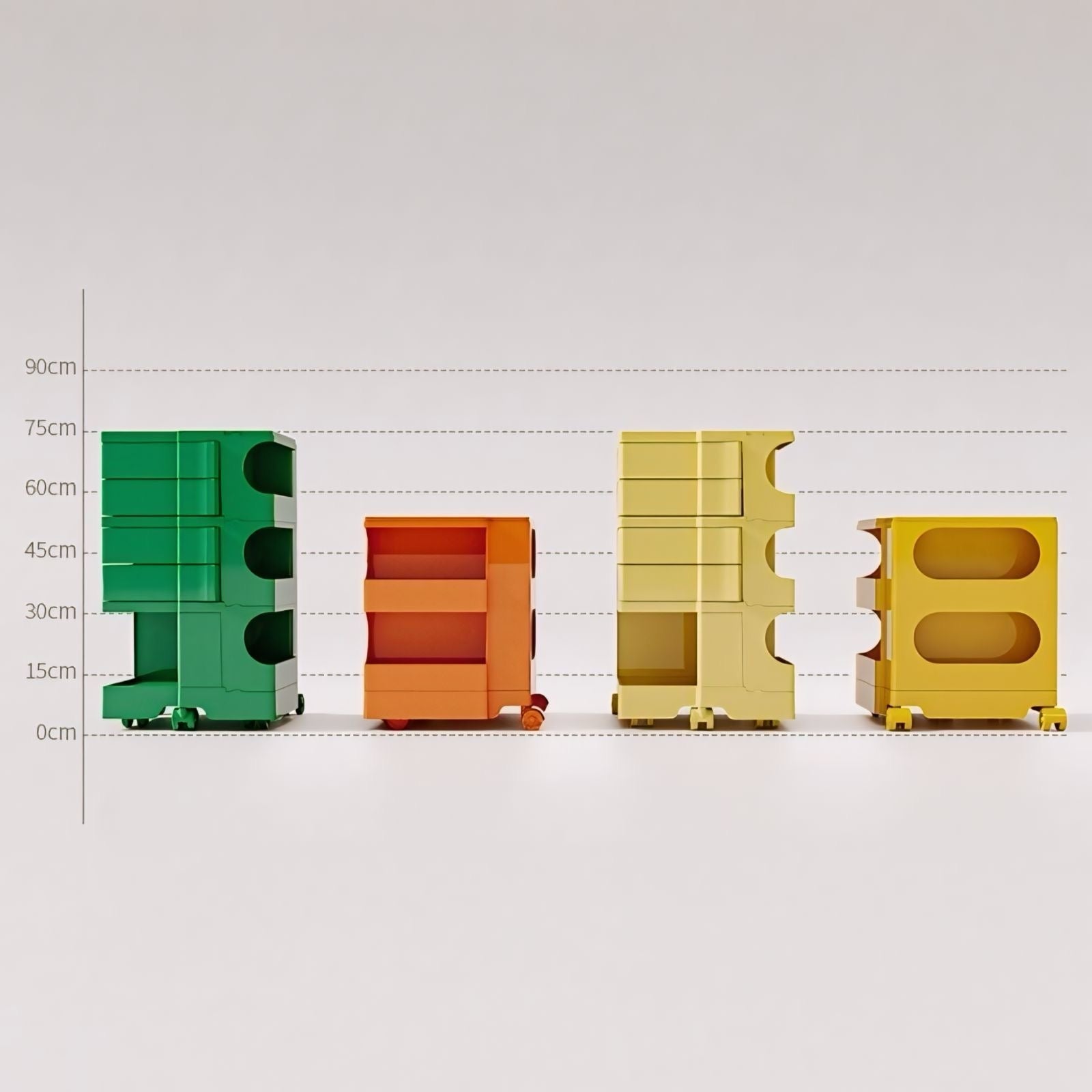 キャスター付きボビーワゴン kocol