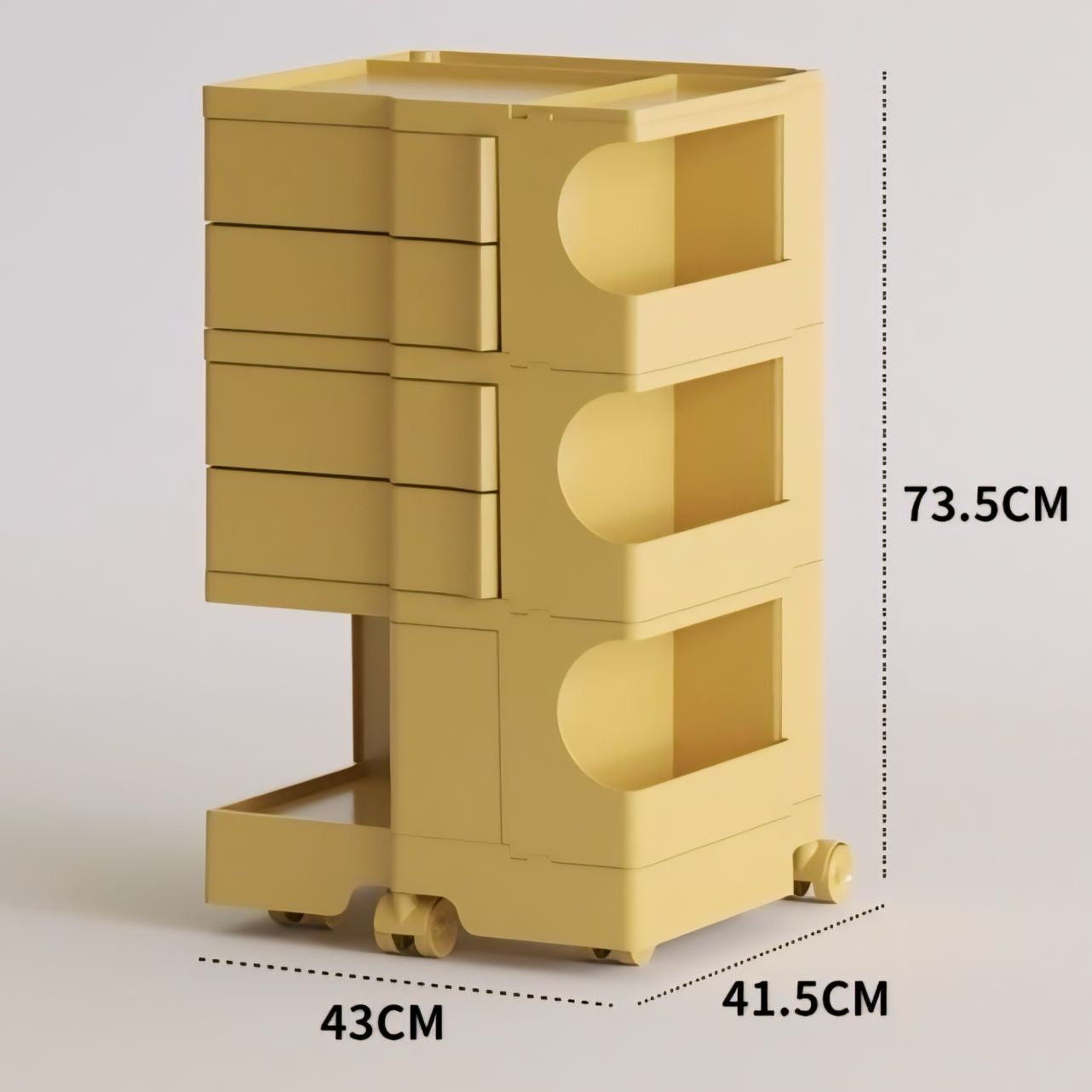 キャスター付きボビーワゴン kocol