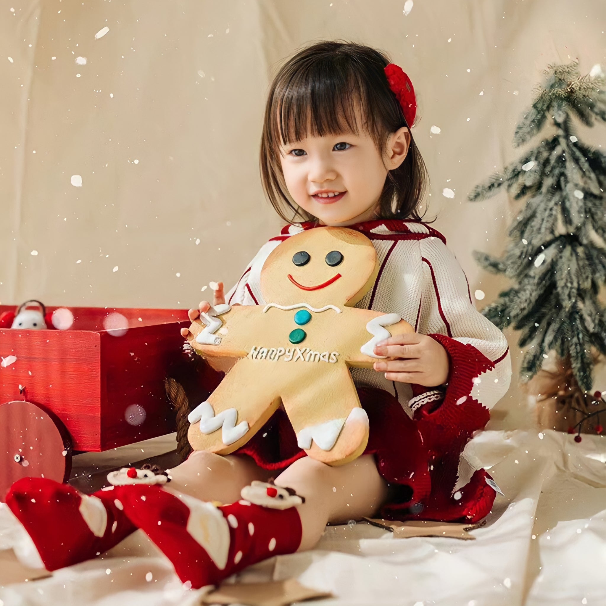 フード付きキッズクリスマスコスチューム