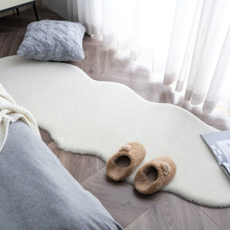 イミテーションウサギファー ベッドサイドラグ カーペット / Imitation Rabbit Bed Side Rug Carpet - kocol