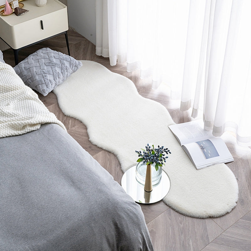 イミテーションウサギファー ベッドサイドラグ カーペット / Imitation Rabbit Bed Side Rug Carpet - kocol