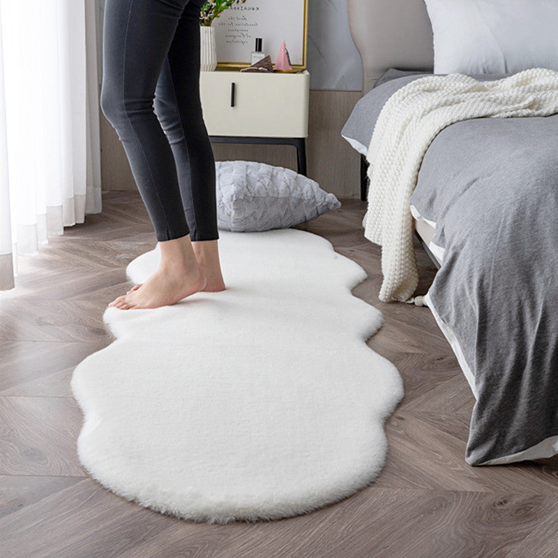 イミテーションウサギファー ベッドサイドラグ カーペット / Imitation Rabbit Bed Side Rug Carpet - kocol