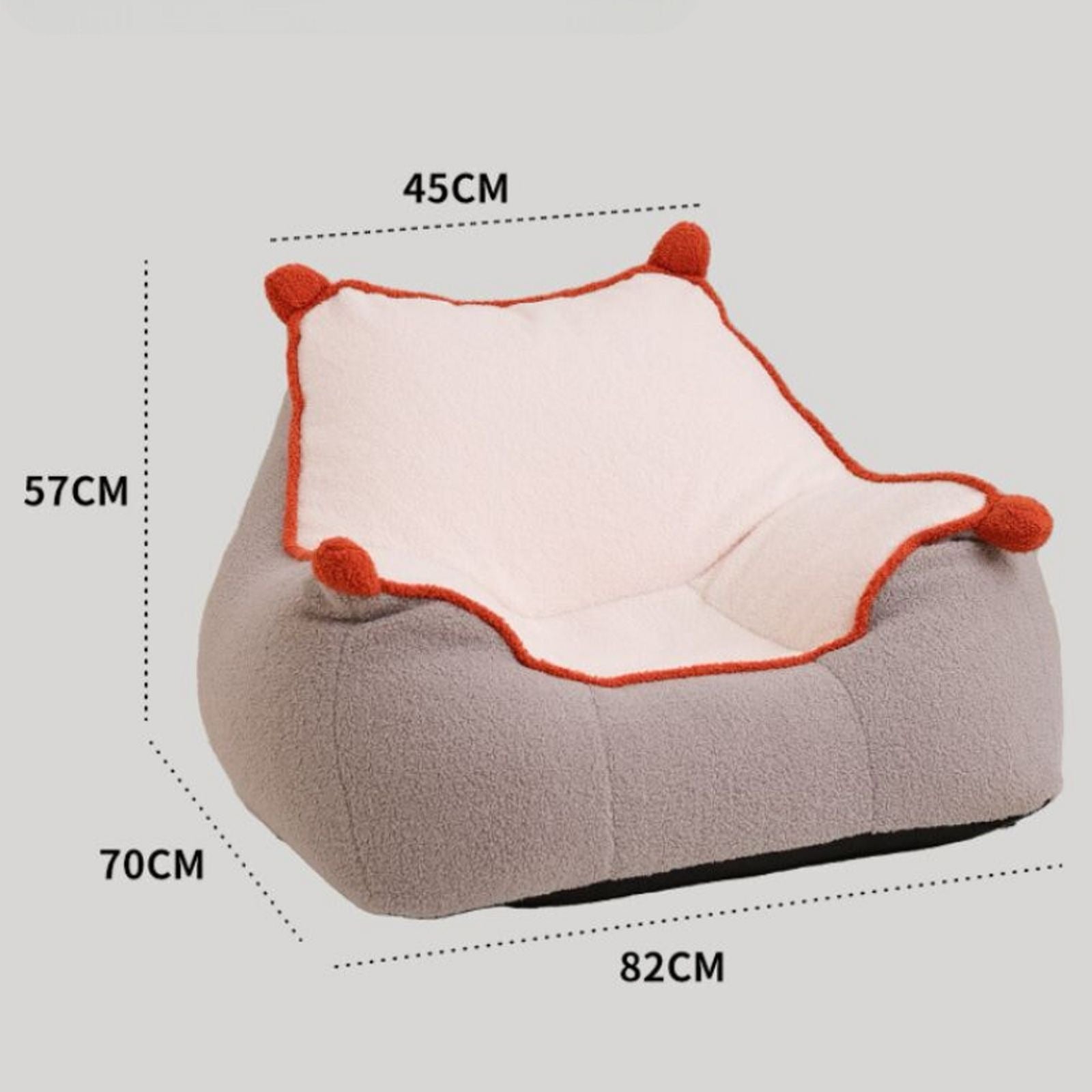 美品 kocol(ココル)パイピングコントラストカラー一人掛けソファ パイピングコントラストカラー一人掛けソファ – kocol