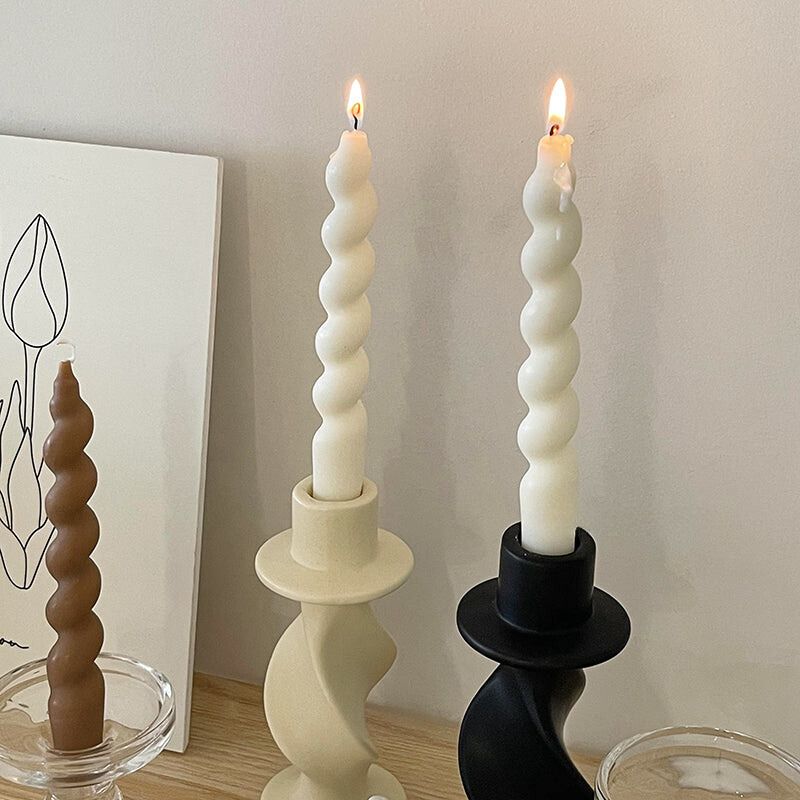 フレンチ ツイスト ロングキャンドル / French twist long candle