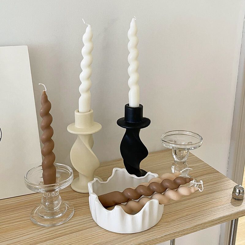 フレンチ ツイスト ロングキャンドル / French twist long candle