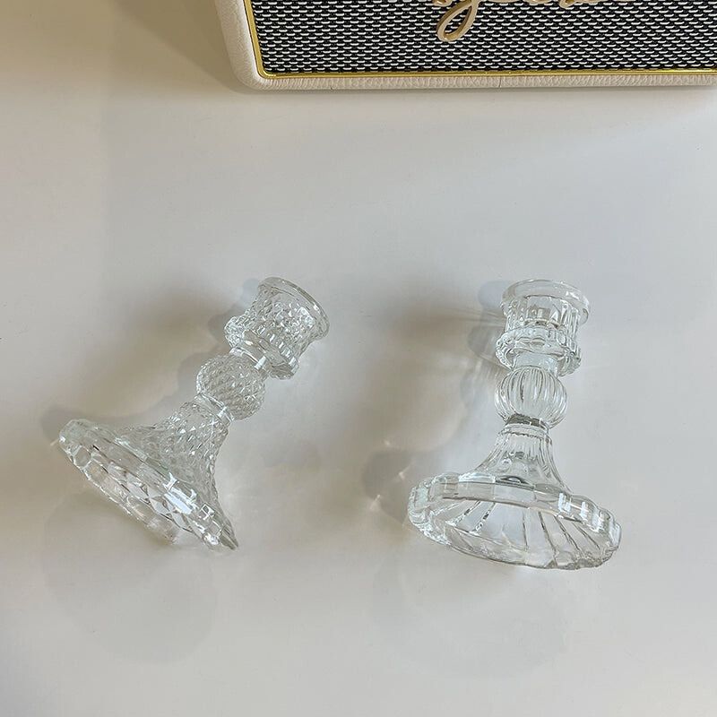 クリスタルガラス キャンドル / Crystal glass candle kocol