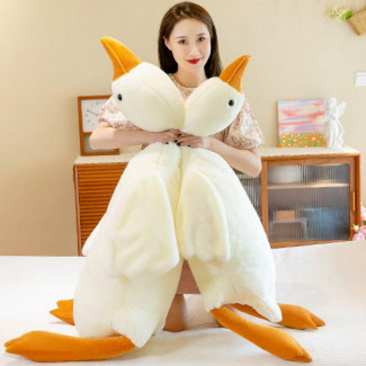 ビッグ アヒル クッション ぬいぐるみ / Big Duck Cushion Plush - kocol