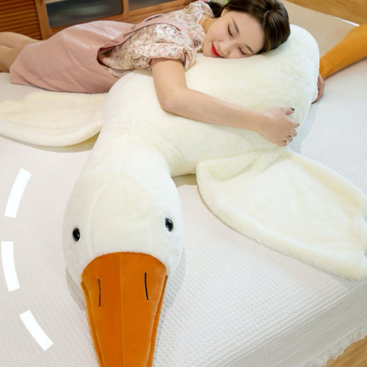 ビッグ アヒル クッション ぬいぐるみ / Big Duck Cushion Plush - kocol