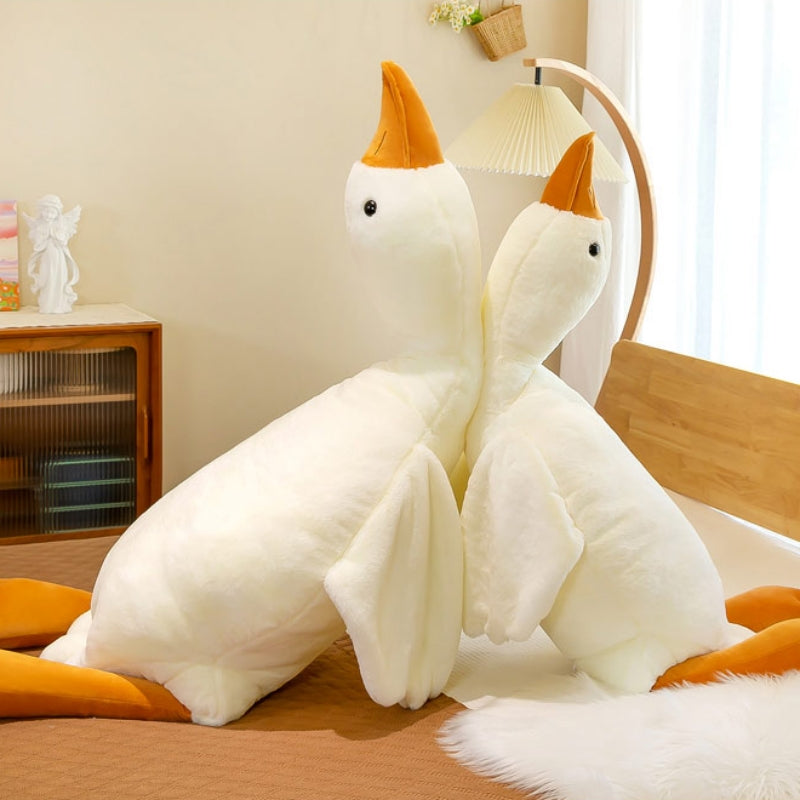 ビッグ アヒル クッション ぬいぐるみ / Big Duck Cushion Plush - kocol