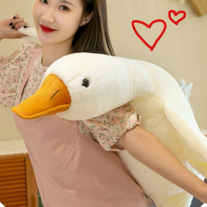 ビッグ アヒル クッション ぬいぐるみ / Big Duck Cushion Plush - kocol