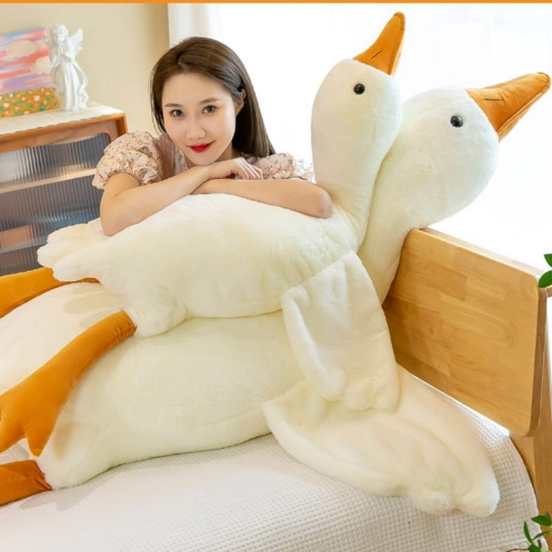 ビッグ アヒル クッション ぬいぐるみ / Big Duck Cushion Plush - kocol