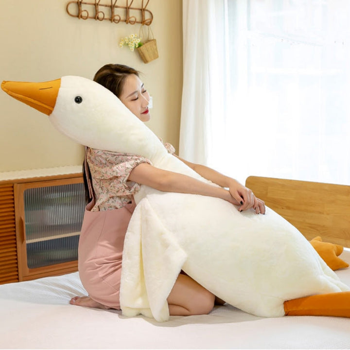 ビッグ アヒル クッション ぬいぐるみ / Big Duck Cushion Plush - kocol