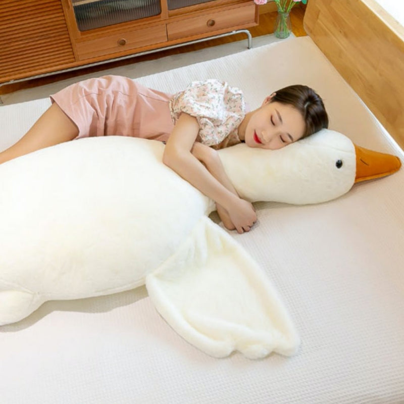 ビッグ アヒル クッション ぬいぐるみ / Big Duck Cushion Plush - kocol