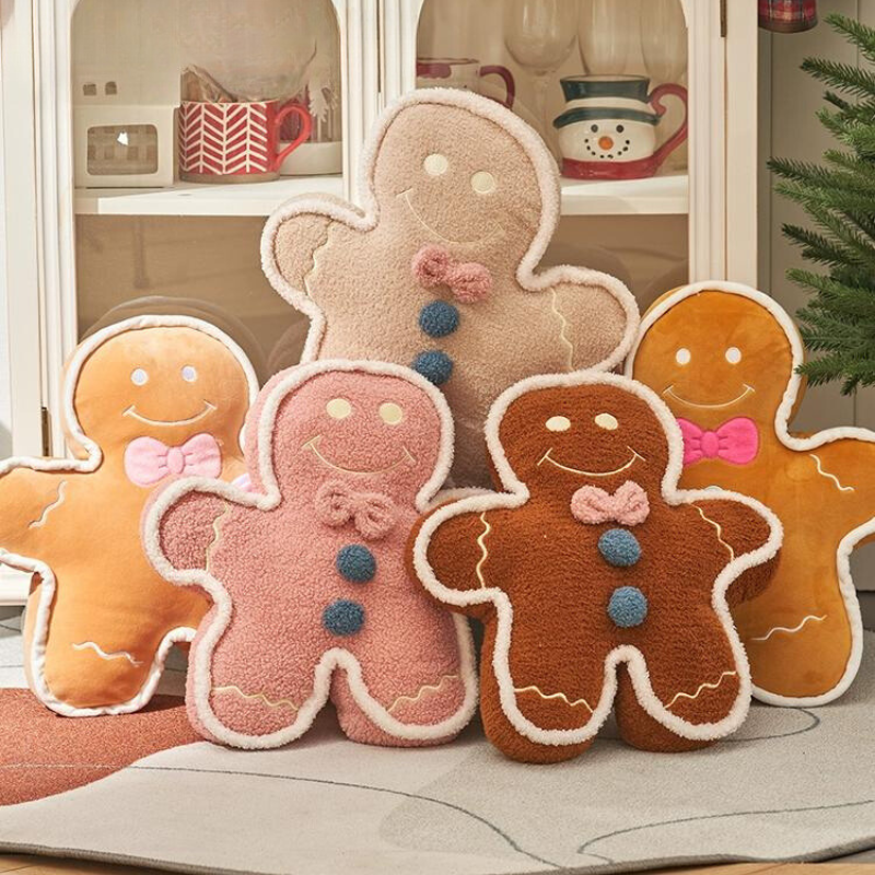 ジンジャーブレッドマンクッキーマンクリスマスぬいぐるみ kocol