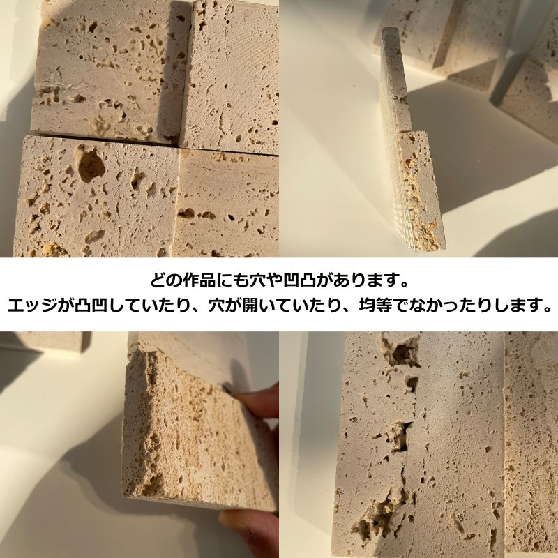 ジュエリープレート 石 コースター / Jewelry plate stone coaster - kocol