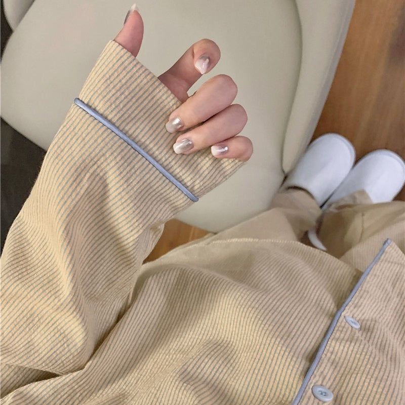 ストライプ長袖パジャマ kocol