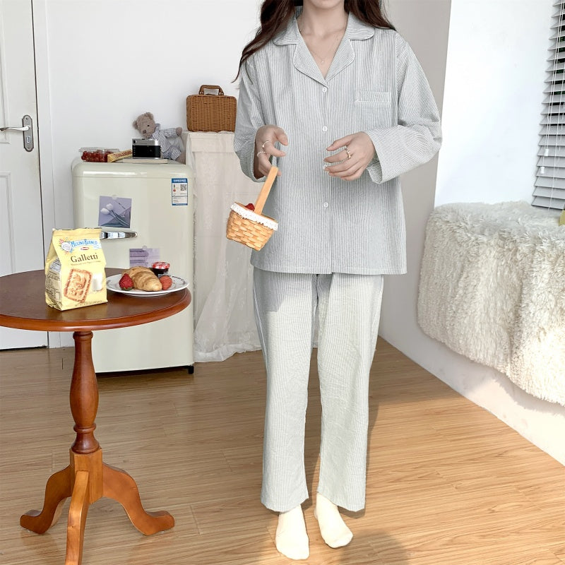 ストライプ長袖パジャマ kocol