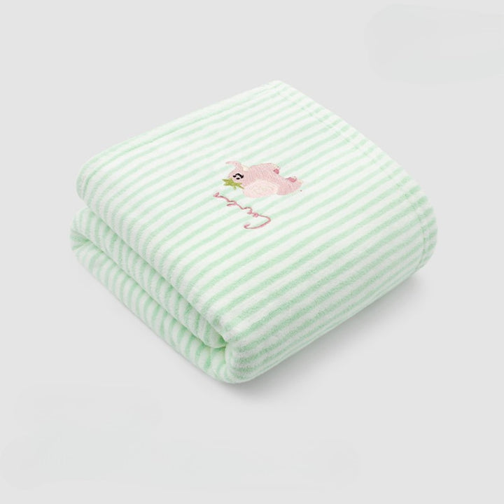 Striped antibacterial towel