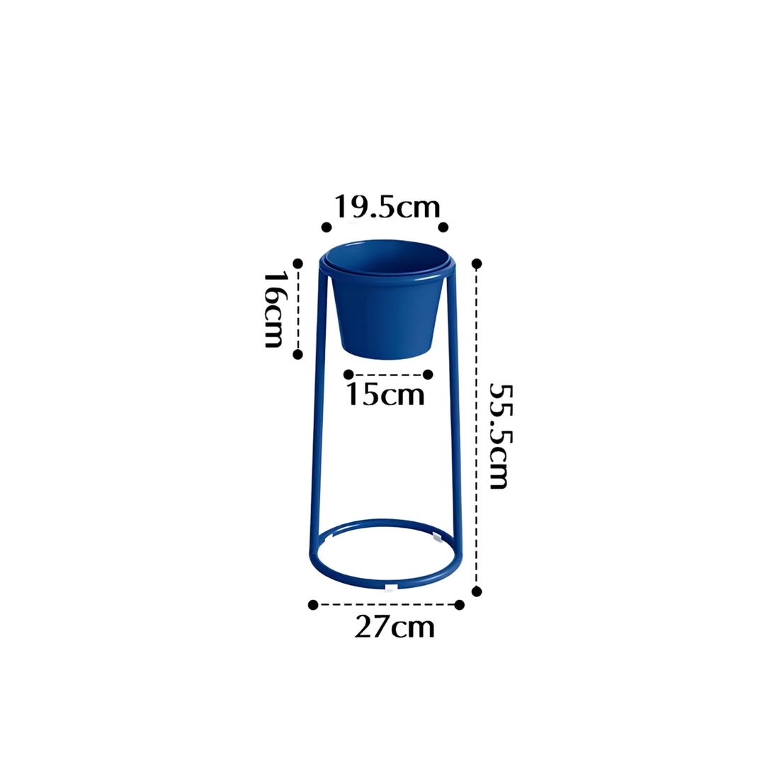 Slim High-Type Plant Stand - Klein Blue